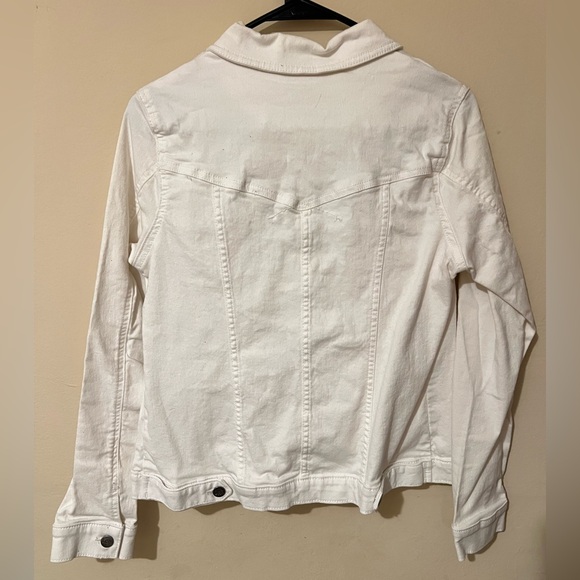 Lee Riders White Button Up Jacket - Picture 4 of 4
